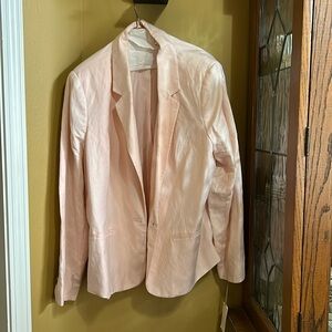 Pink dress jacket - linen/rayon mix